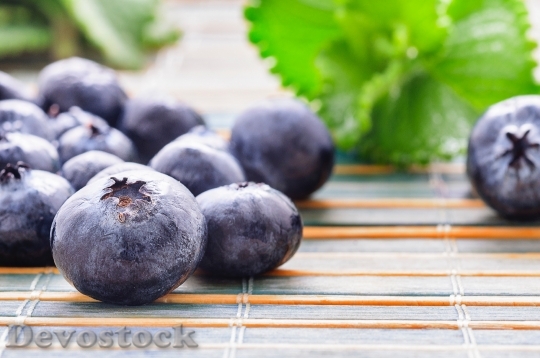 Devostock Food Fruits Blueberries 11275 4K