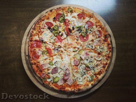Devostock Food Italian Pizza 80390 4K