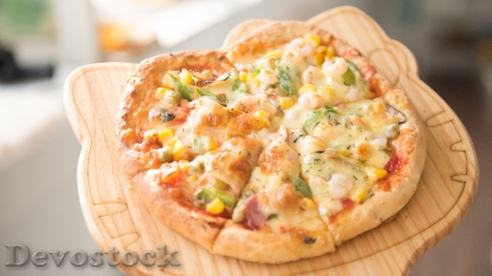 Devostock Food Pizza Meal 36715 4K