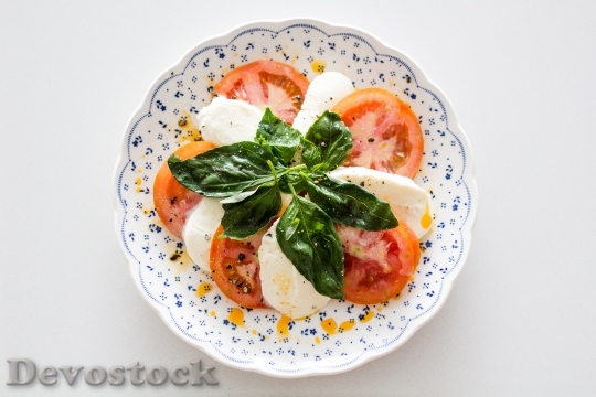 Devostock Food Plate Salad 6180 4K