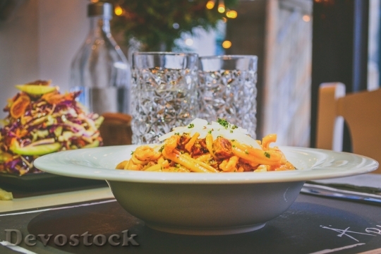 Devostock Food Plate Salad 75072 4K