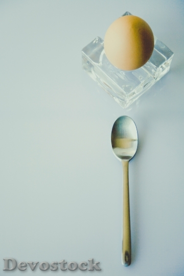 Devostock Food Spoon Egg 11284 4K