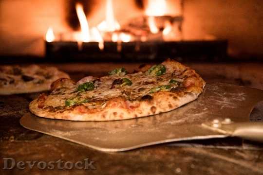Devostock Food Vegetables Pizza 90547 4K