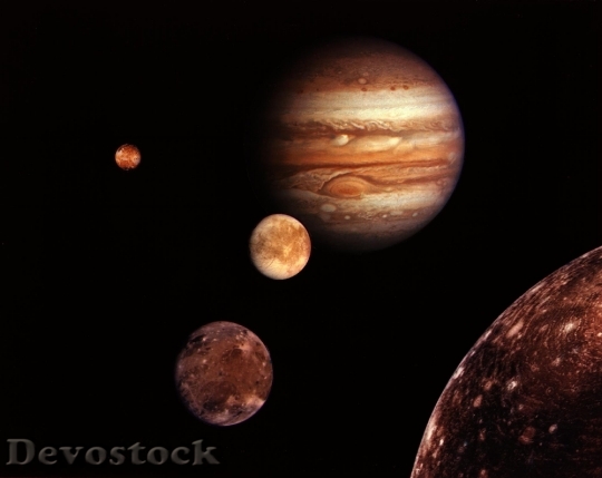 Devostock Jupiter Monde Planet Starry HD