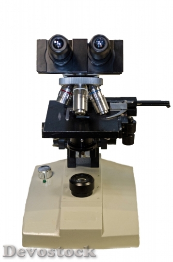 Devostock Microscope White Chemistry Isolated HD