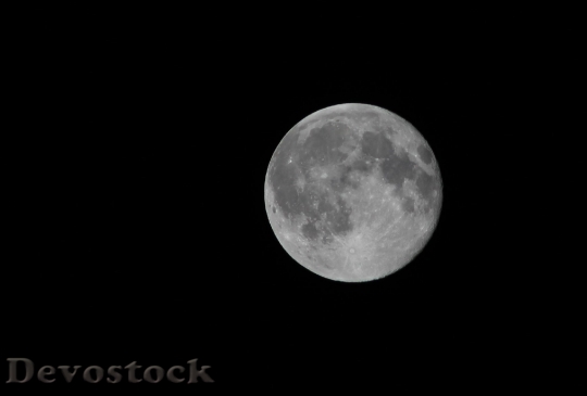 Devostock Moon Close Up Night HD