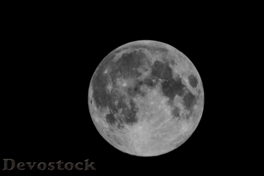 Devostock Moon Craters Night Space HD