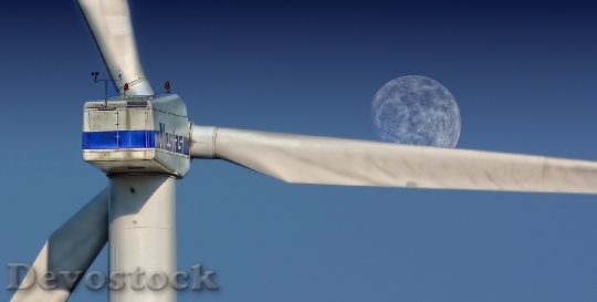 Devostock Moon Electricity Energy 3362 4K