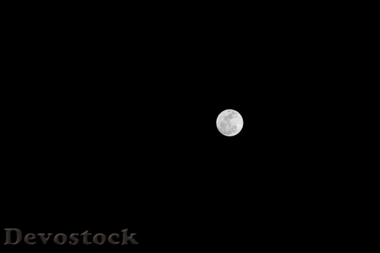 Devostock Moon Moonlight Sky Dark HD