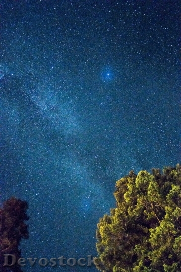 Devostock Night Sky Milky Way HD