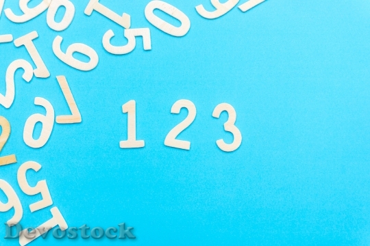 Devostock Numbers Style Concept 131436 4K