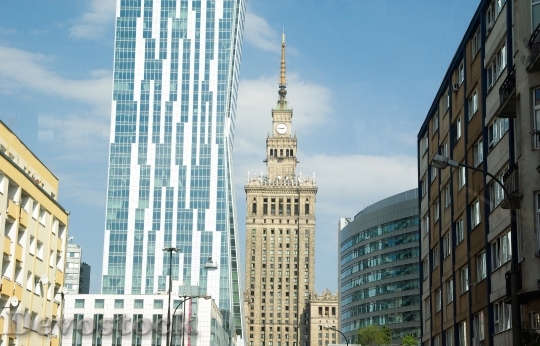 Devostock Poland Warsaw Tours Buildings HD