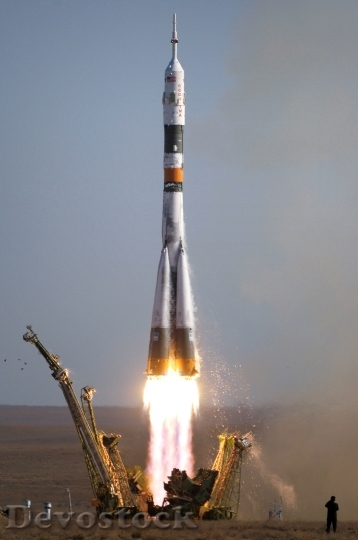 Devostock Soyuz Rocket Launch Rocket HD