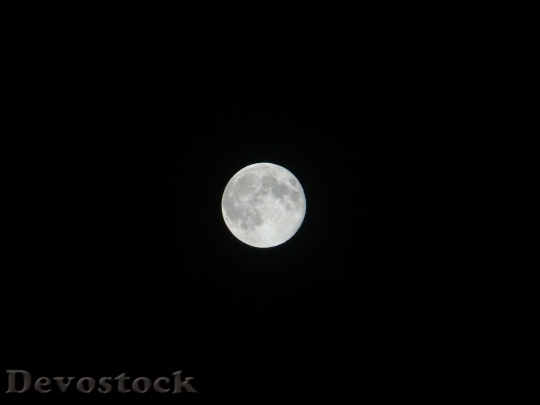 Devostock Supermoon Moon Night Sky HD