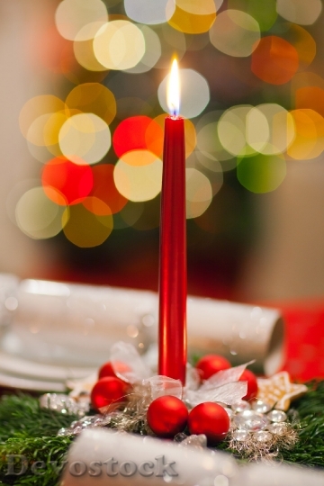 Devostock Advent Candle Celebration Chritmas 4K