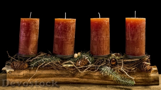 Devostock Advent Wreath Christmas Wreath Candles Decoration 9056 4K.jpeg