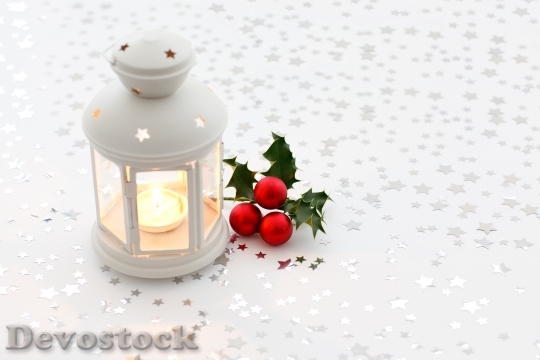 Devostock Background Candle Christmas 7039 4K