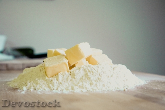 Devostock Bake Butter Flour Moutain 4K
