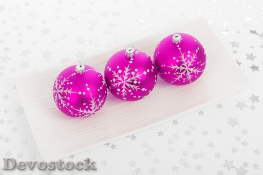 Devostock Ball Bauble Christmas Decoraton 3 4K
