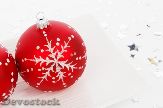 Devostock Ball Bauble Christmas Decoraton 6 4K