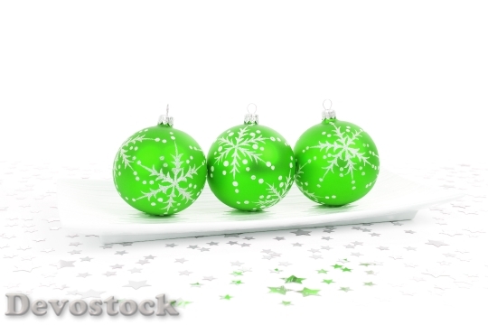 Devostock Ball Bauble Christmas Decortion 4K