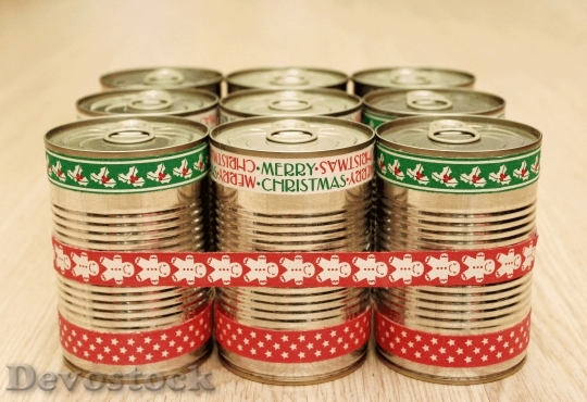 Devostock Bank Canned Gift Chritmas 4K