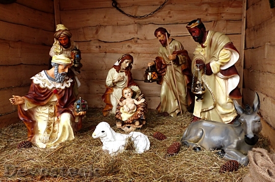 Devostock Birth Christ Bethlehem 114859 4K