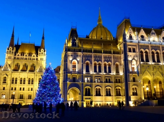 Devostock Budapest Hungary Parliament 112455 4K