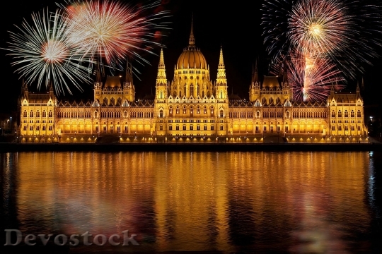 Devostock Budapest Parliament According To Hungary Fireworks 37854 4K.jpeg