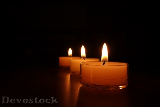 Devostock Candles Candlelight Light ax 0 4K
