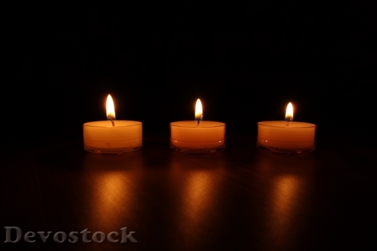 Devostock Candles Candlelight Light ax 8 4K