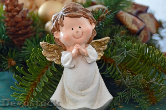 Devostock Christmas Angel Decoration 102207 4K