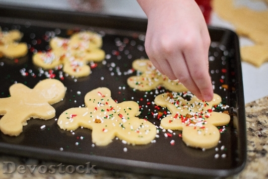 Devostock Christmas Cookies 53457 4K