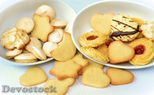 Devostock Christmas Cookies Pastries Cokie 4K