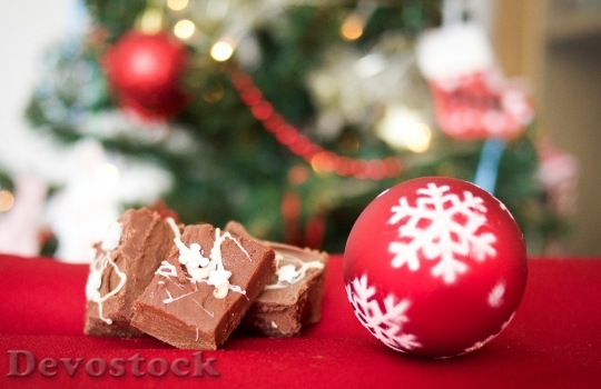 Devostock Christmas Decorations Chocolate 119717 4K