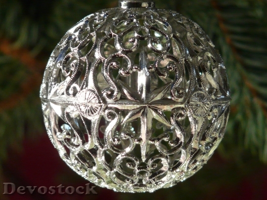 Devostock Christmas Ornament Ball 1300 4K