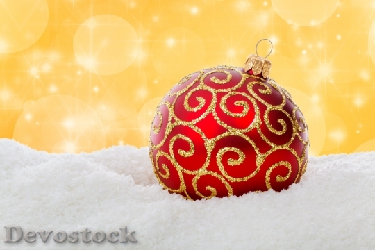 Devostock Christmas Snow Decoration Holiay 0 4K