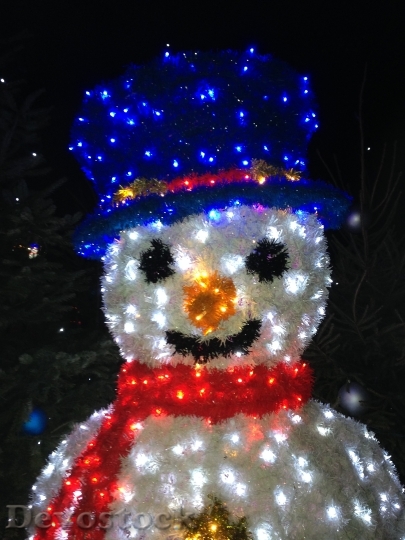 Devostock Christmas Snowman Decoration 122489 4K