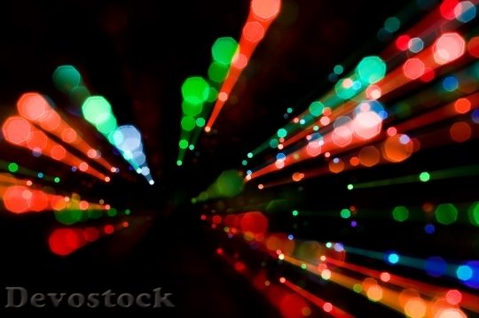 Devostock Christmas Tree LightBlur 4K