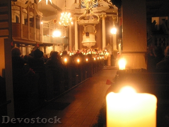 Devostock Church Prayer Candles Chritmas 4K
