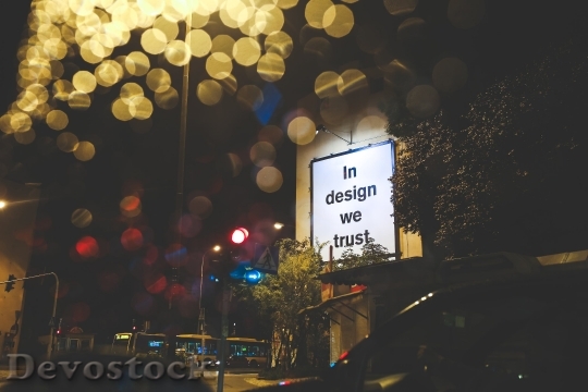 Devostock City Street Typography Design 4K