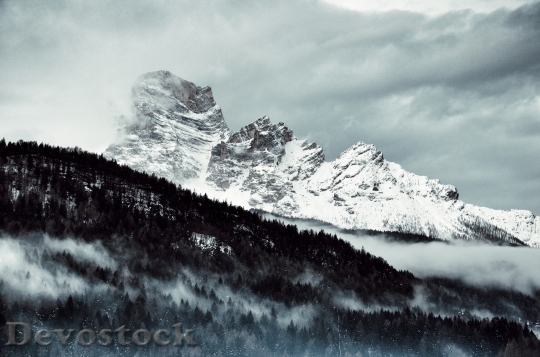 Devostock Cold Snow Landscape 83107 4K