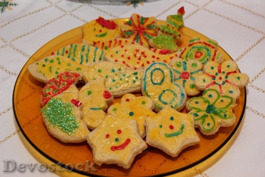 Devostock Cookie Cookies Ornament Pasries 4K