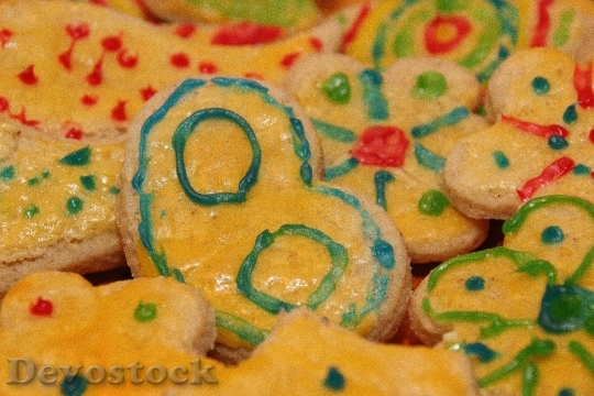 Devostock Cookie Cookies Ornament Pastres 2 4K