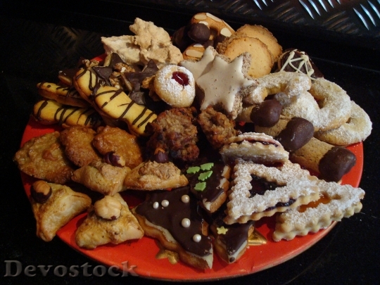 Devostock Cookies Christmas Gingerbread 20718 4K