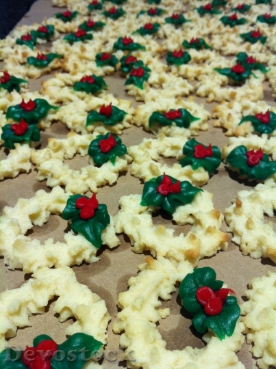 Devostock Cookies Christmas Sweets Desert 4K