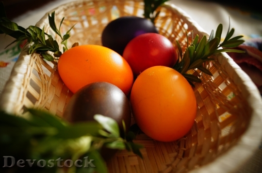 Devostock Easter Eggs Easter Egg B 6 4K