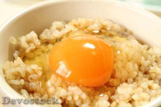Devostock Egg Rice