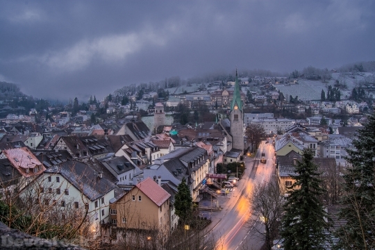 Devostock Feldkirch City WinterSnow 4K