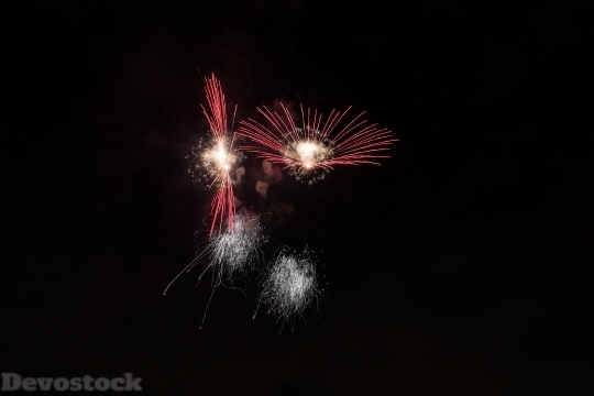 Devostock Fireworks Dreams New Yar 2 4K